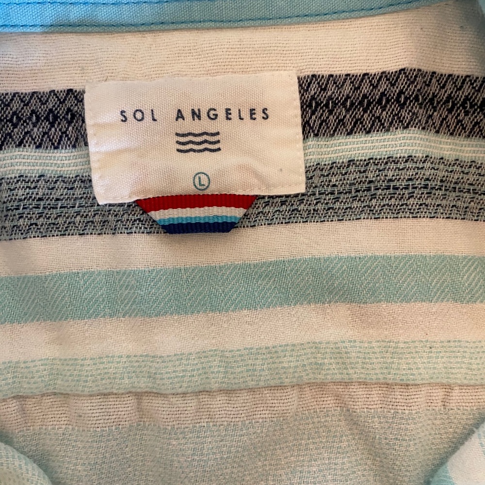 Sol Angeles striped button up - Picture 3 of 5